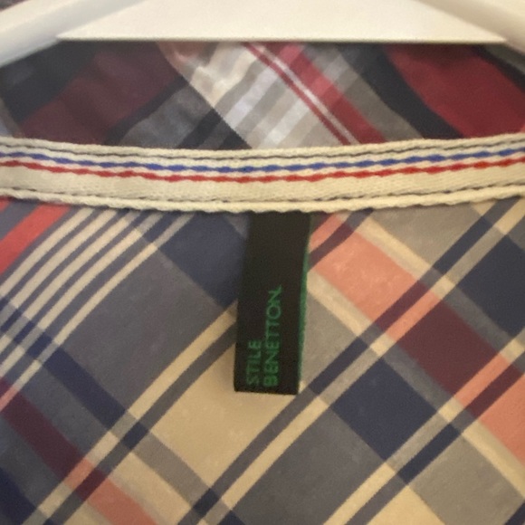 Men’s Stile Benetton button down shirt, size L - Picture 2 of 8